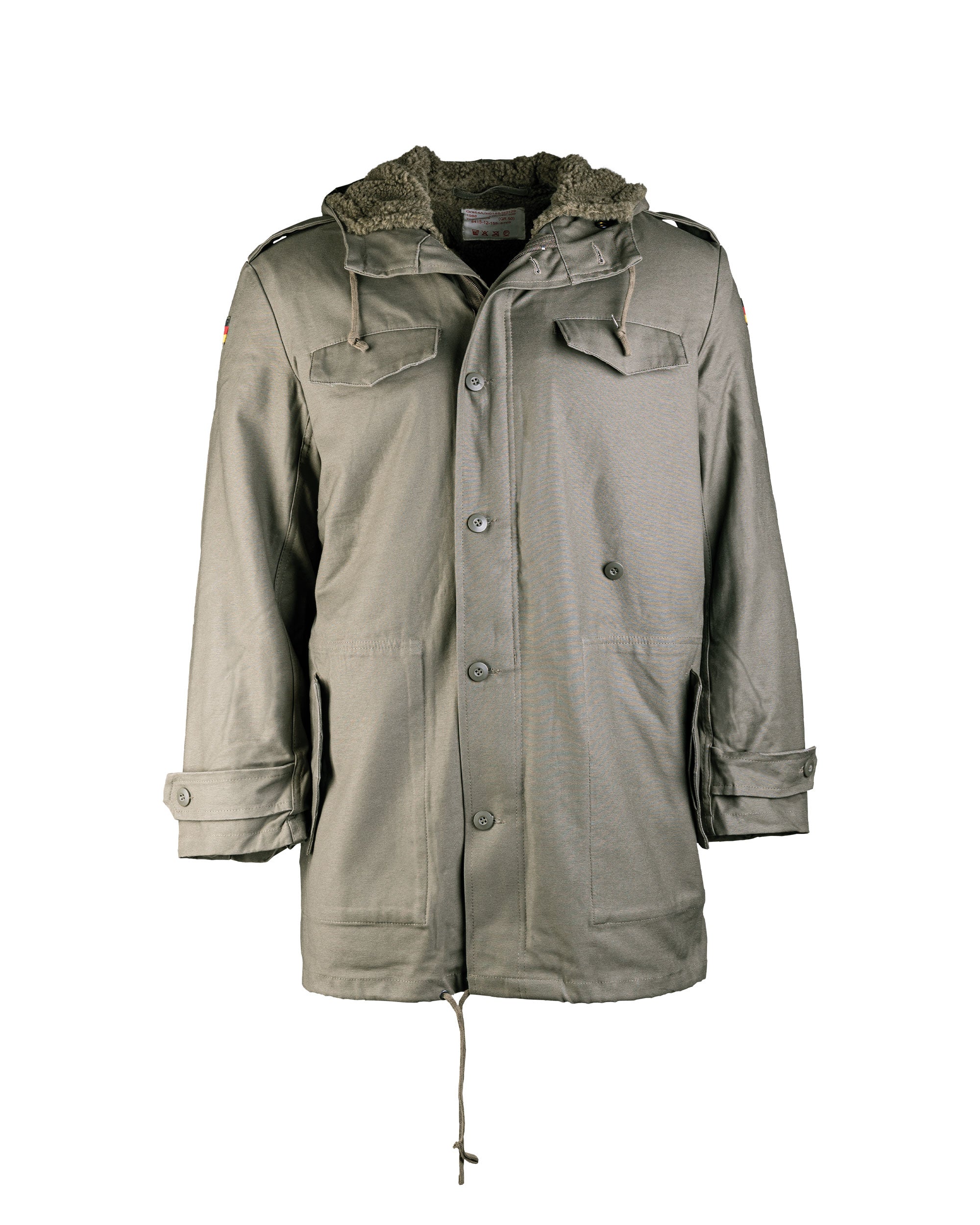 BW Parka mit Futter, Oliv