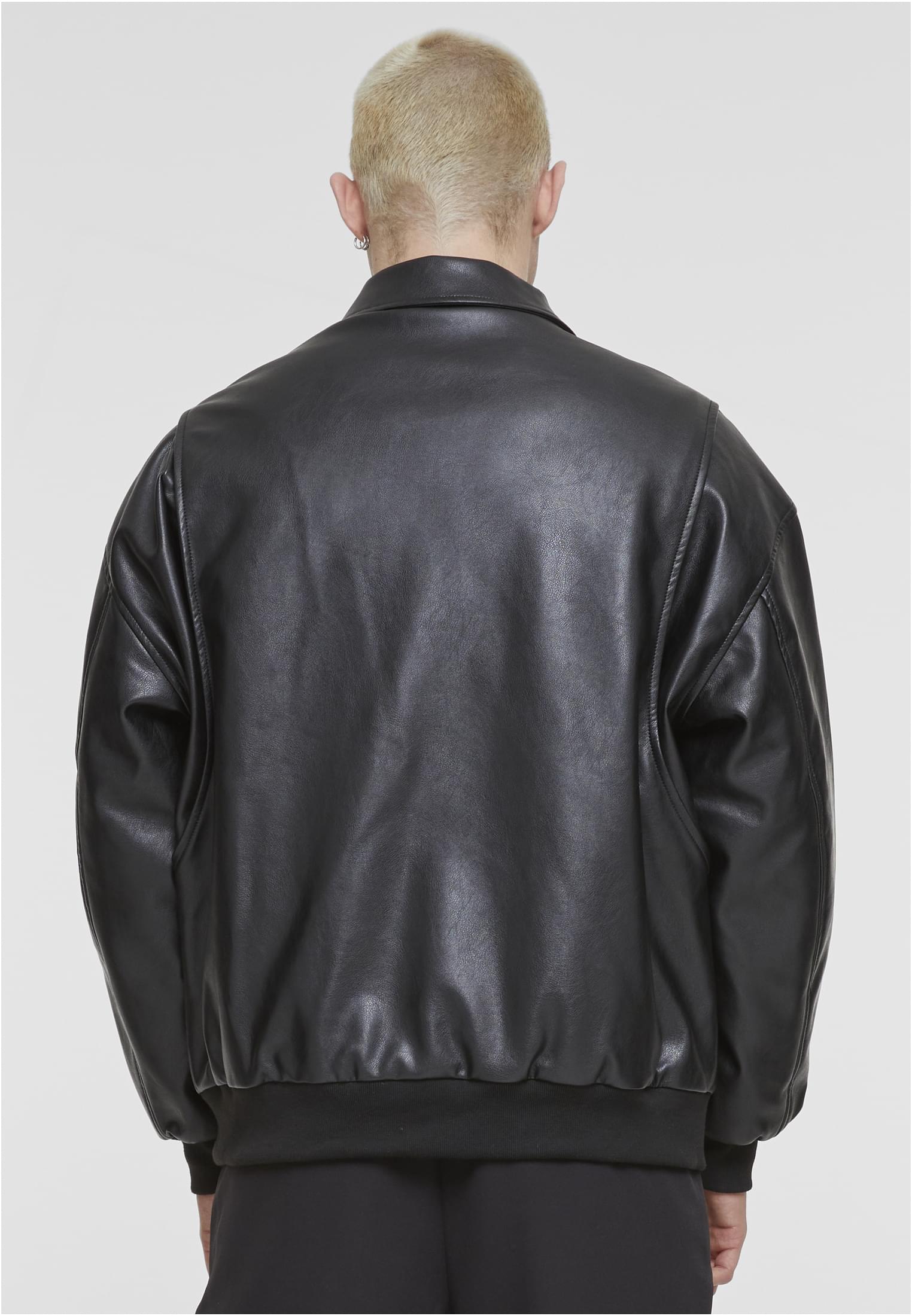 Blouson en cuir synthétique